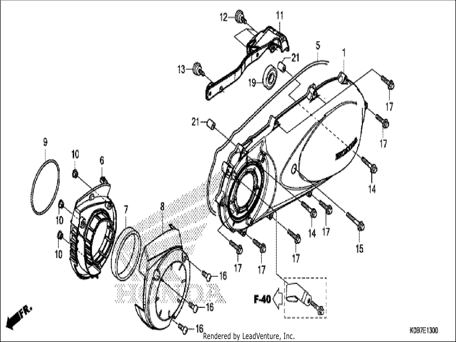  LEFT CRANKCASE COVER