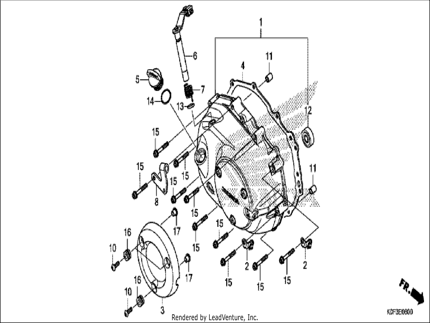  RIGHT CRANKCASE COVER