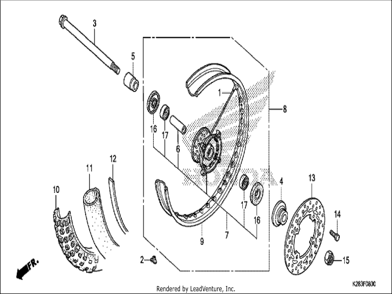  FRONT WHEEL