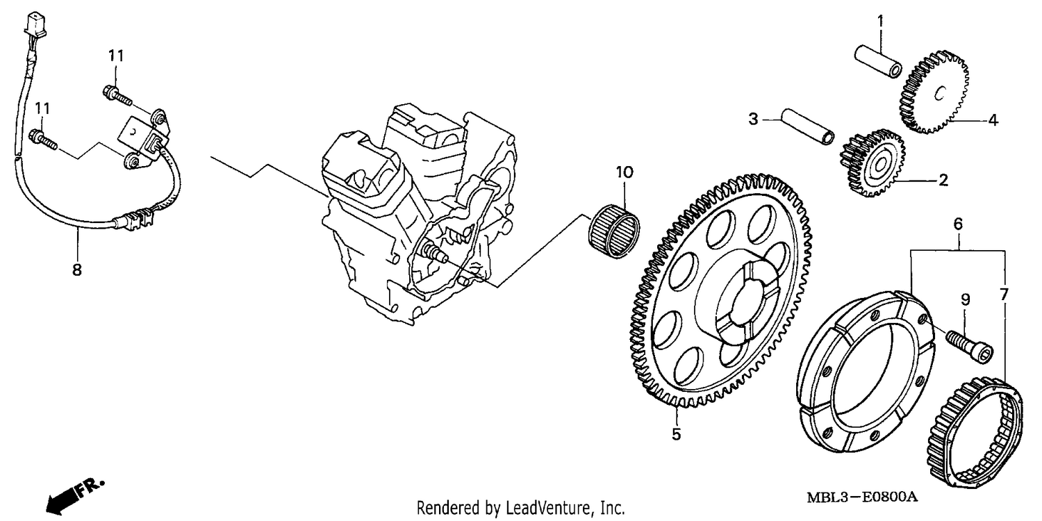 PULSE GENERATOR/ STARTING CLUTCH