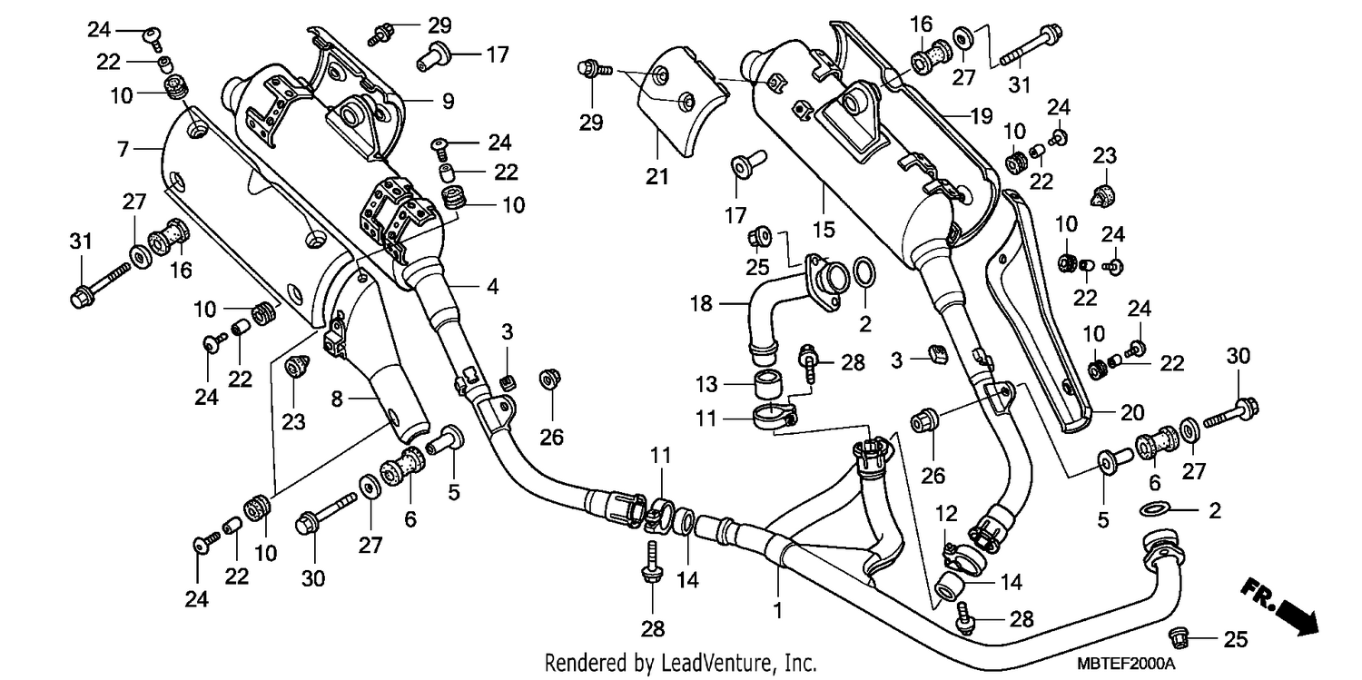 EXHAUST MUFFLER