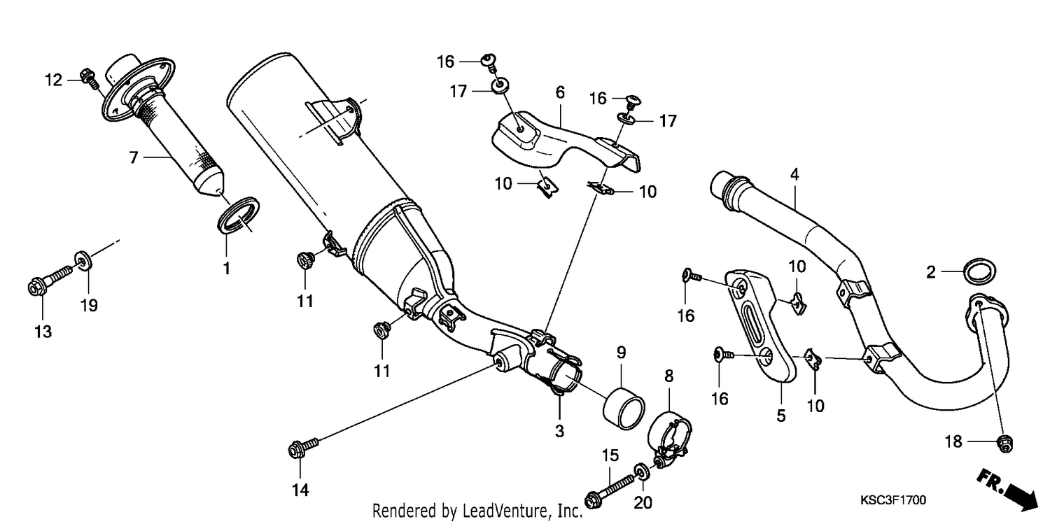 EXHAUST MUFFLER