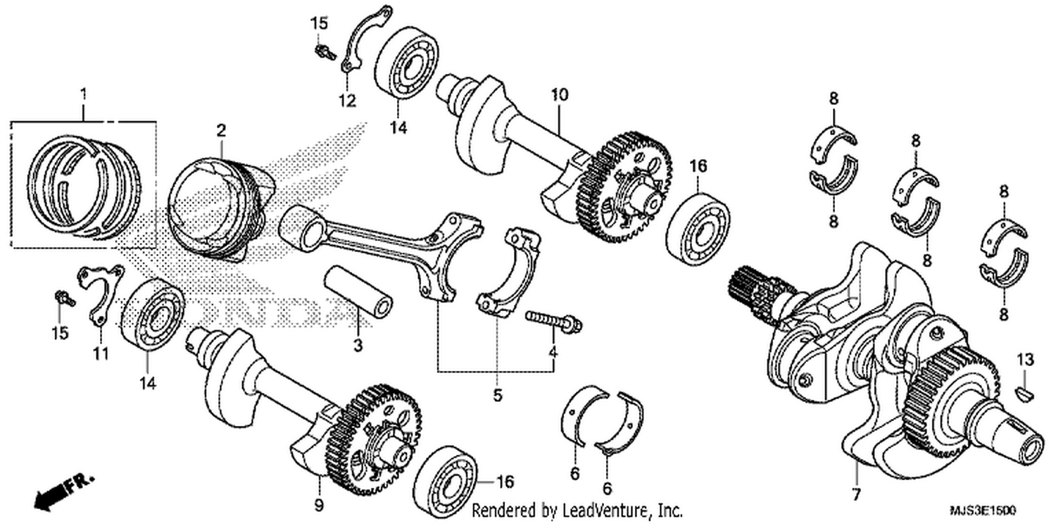  CRANKSHAFT/PISTON