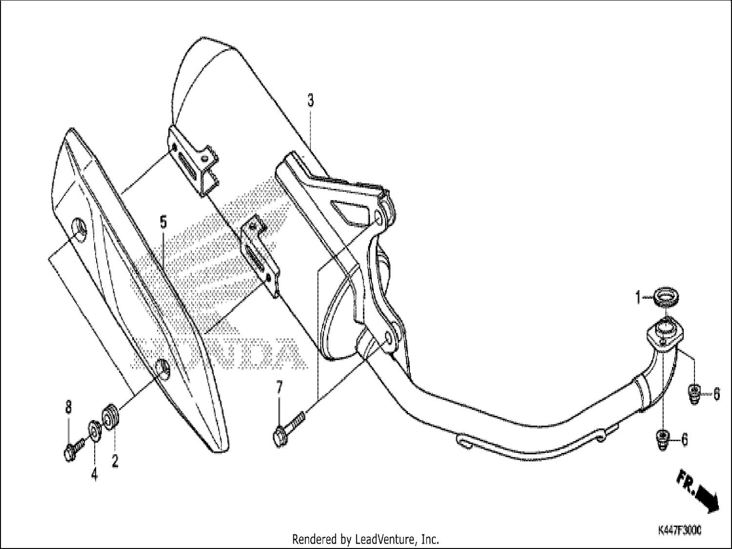  EXHAUST MUFFLER