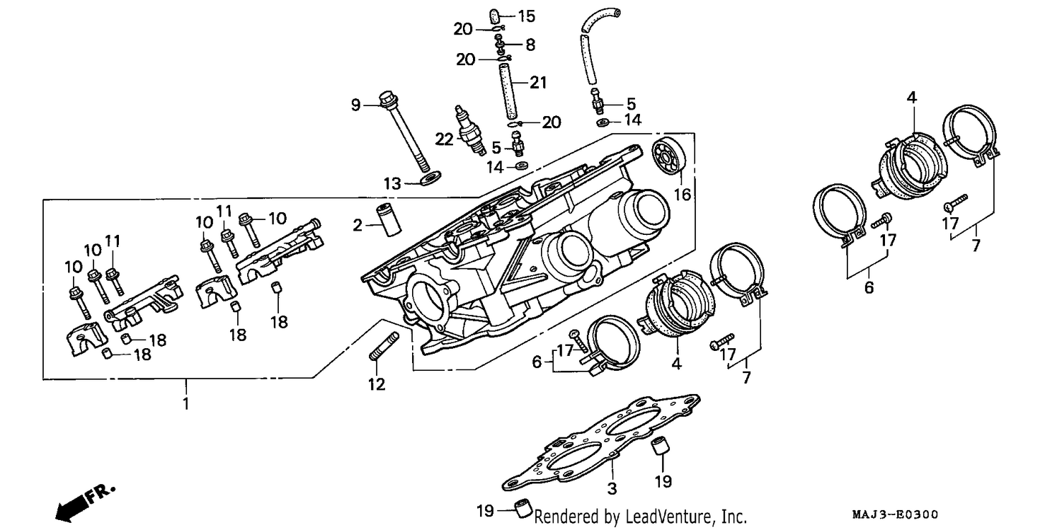 RIGHT CYLINDER HEAD