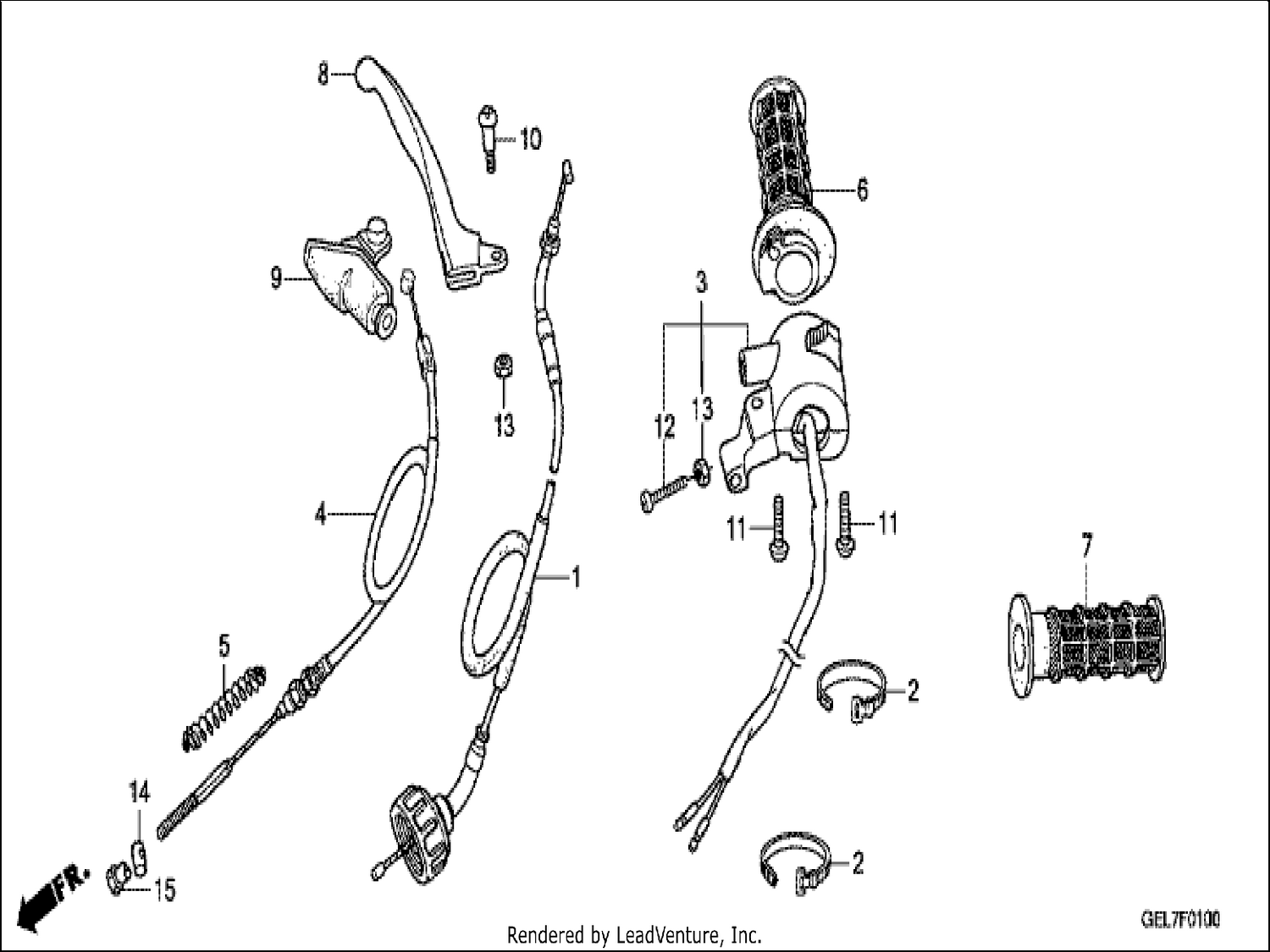  HANDLE LEVER/SWITCH/CABLE