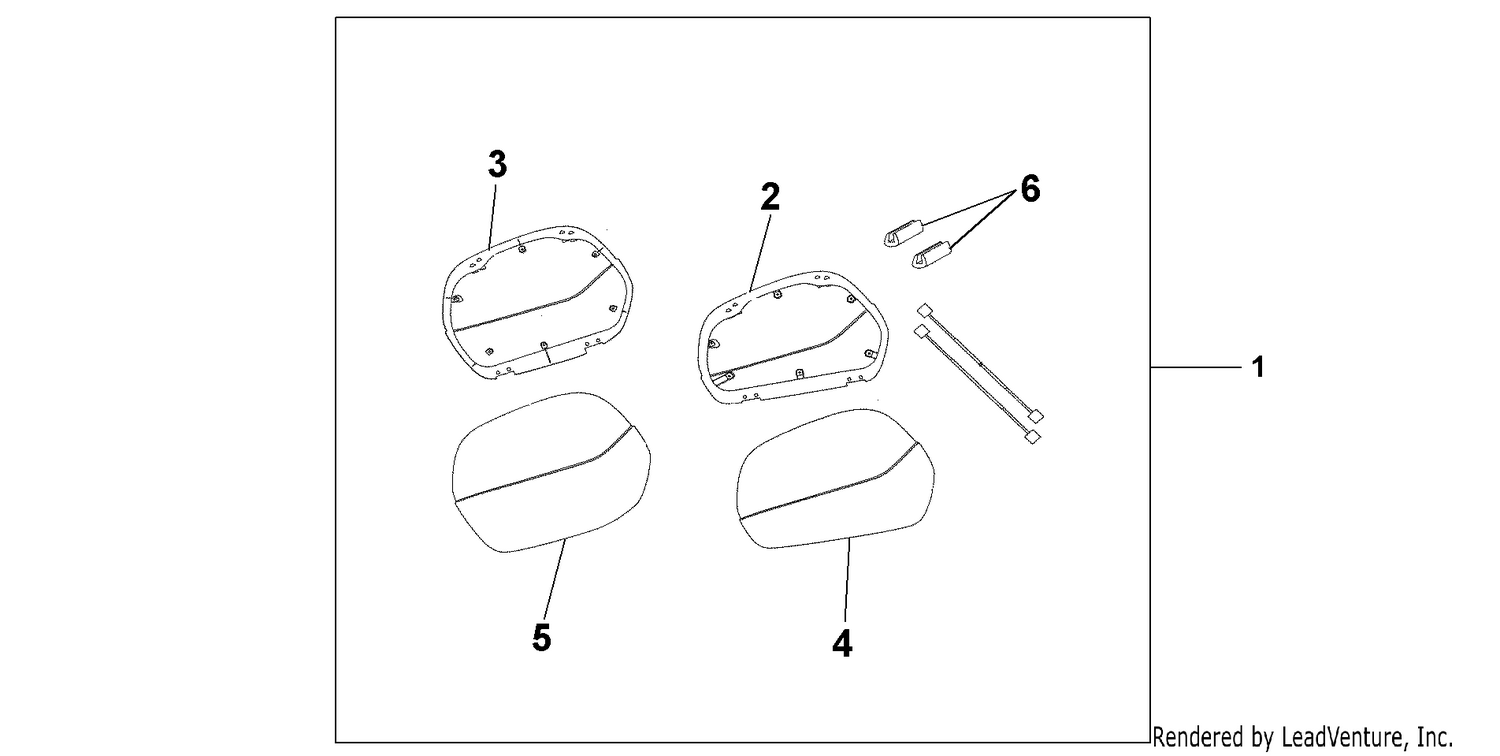 BIG SADDLEBAG LID