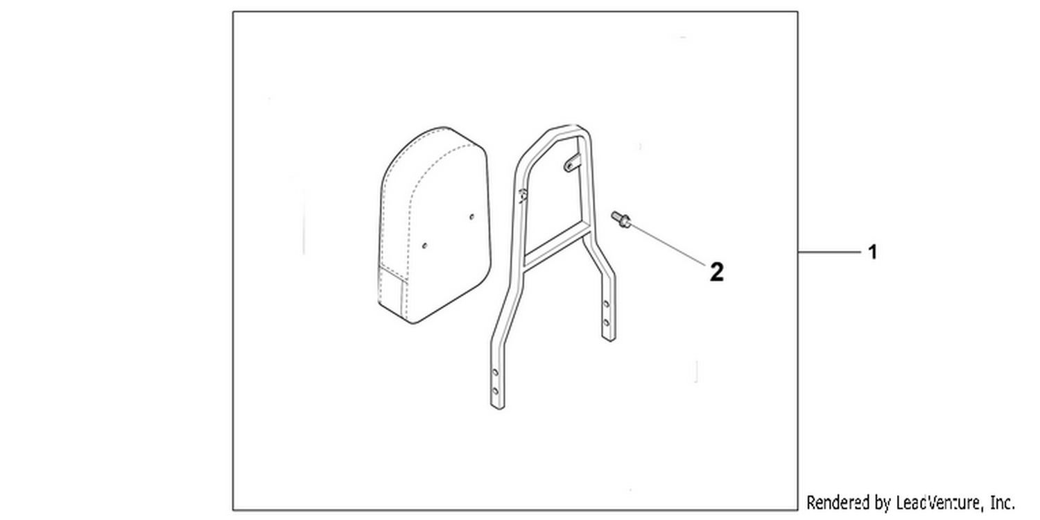  02 CHROME BACKREST W