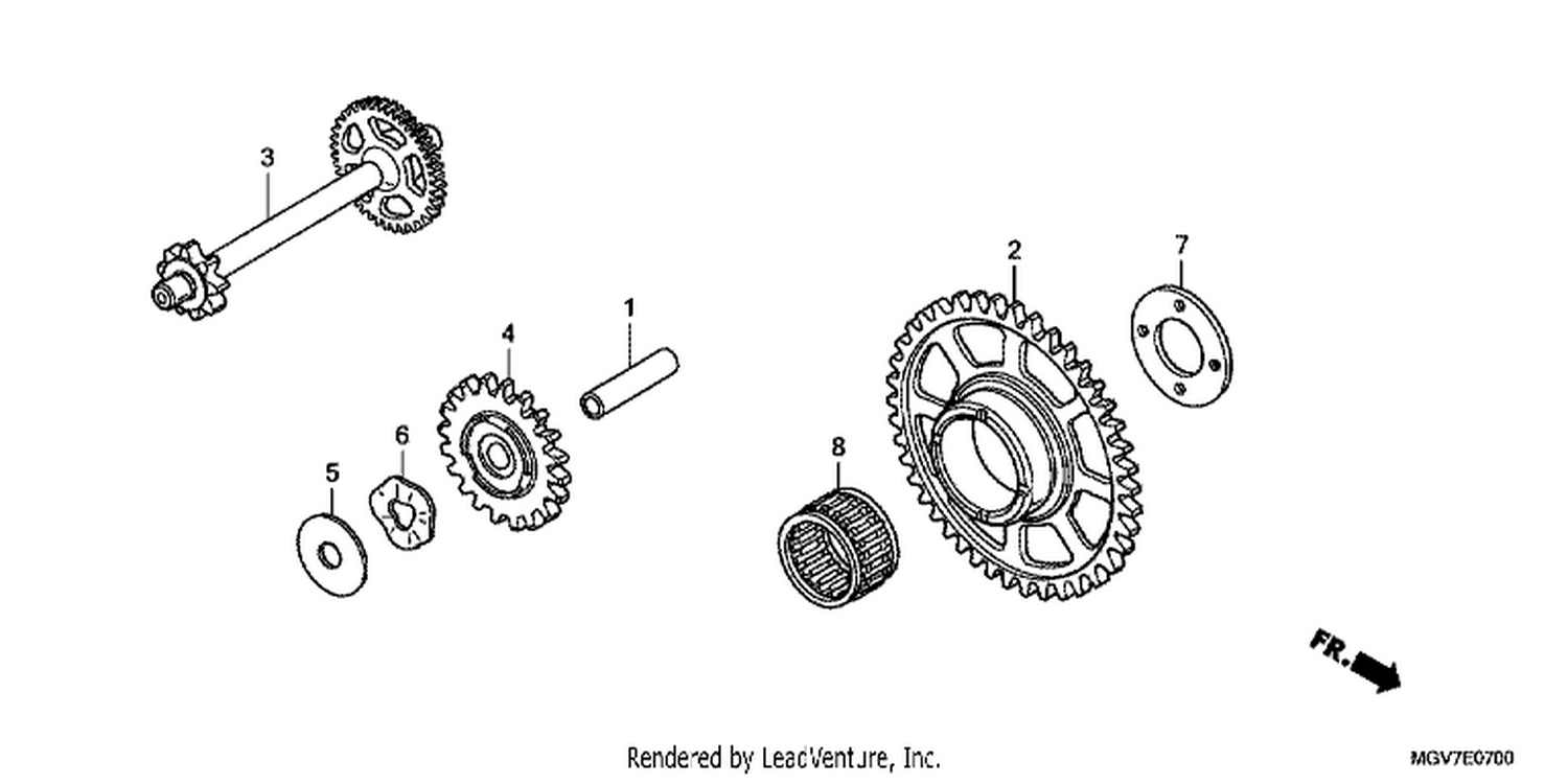  STARTING DRIVEN GEAR