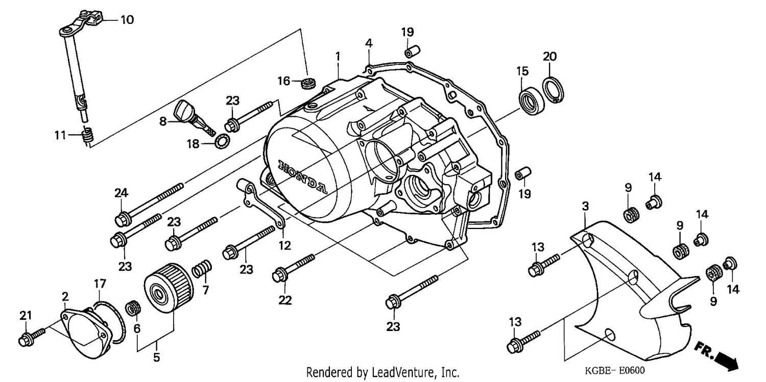 RIGHT CRANKCASE COVER