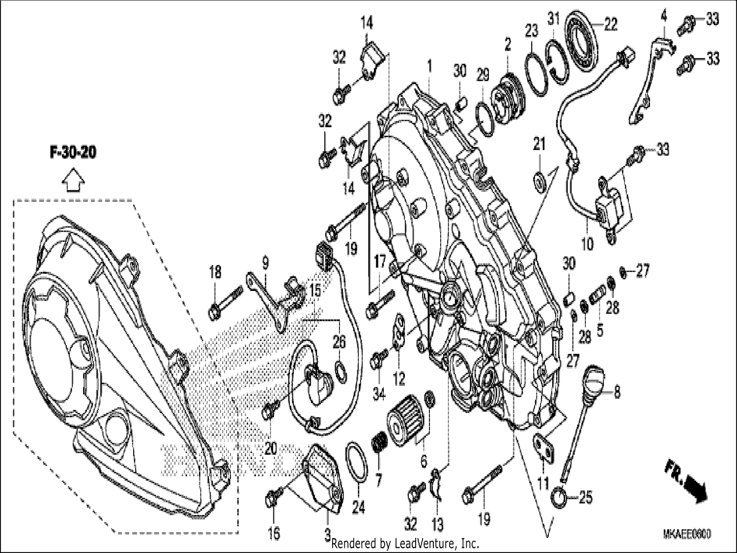  RIGHT CRANKCASE COVER