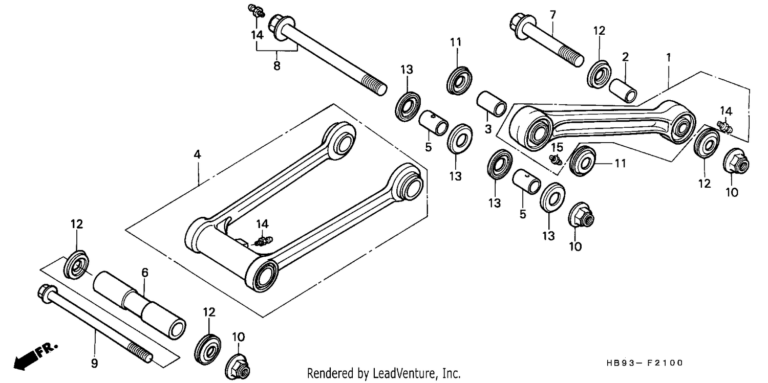 REAR CUSHION ARM
