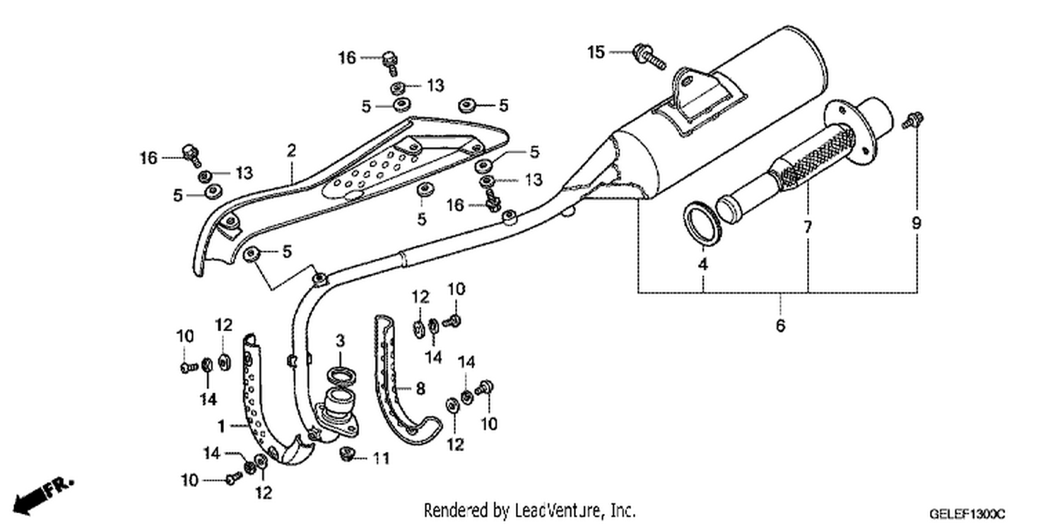  EXHAUST MUFFLER