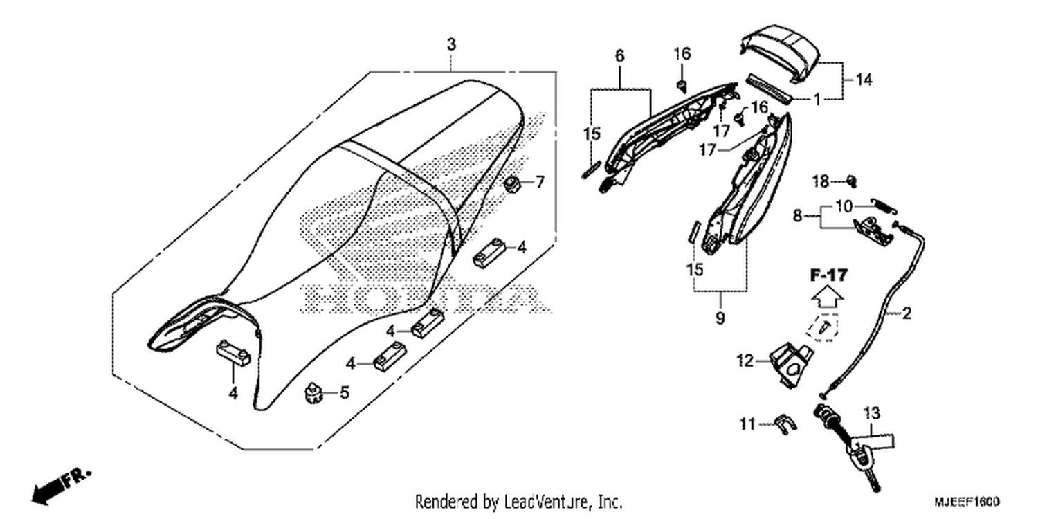  SEAT/ REAR COWL