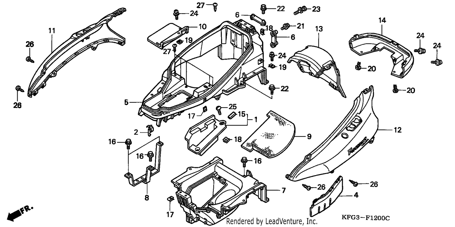 BODY COVER/LUGGAGE BOX