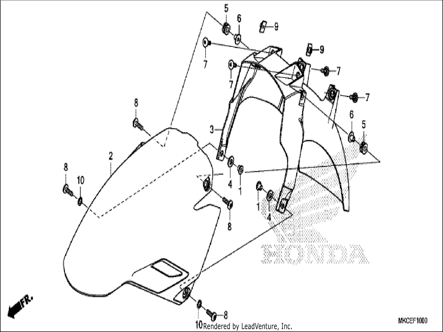  FRONT FENDER