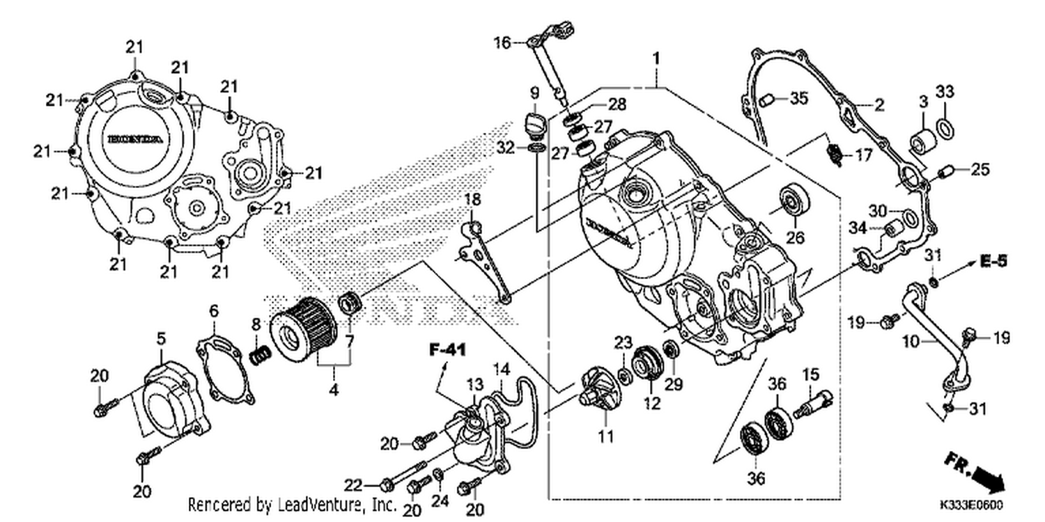  RI GHT CRANKCASE COVER
