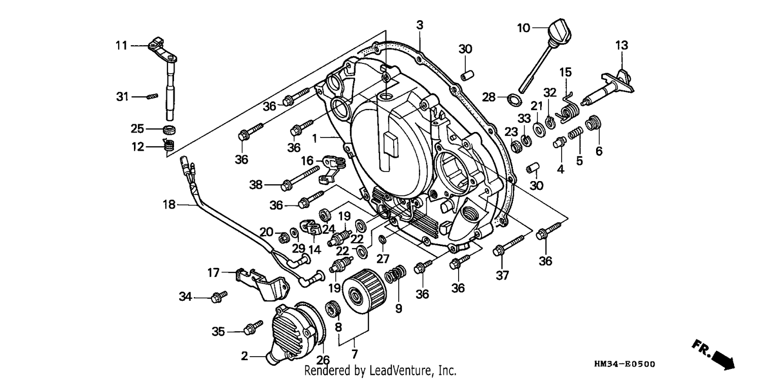 RIGHT CRANKCASE COVER