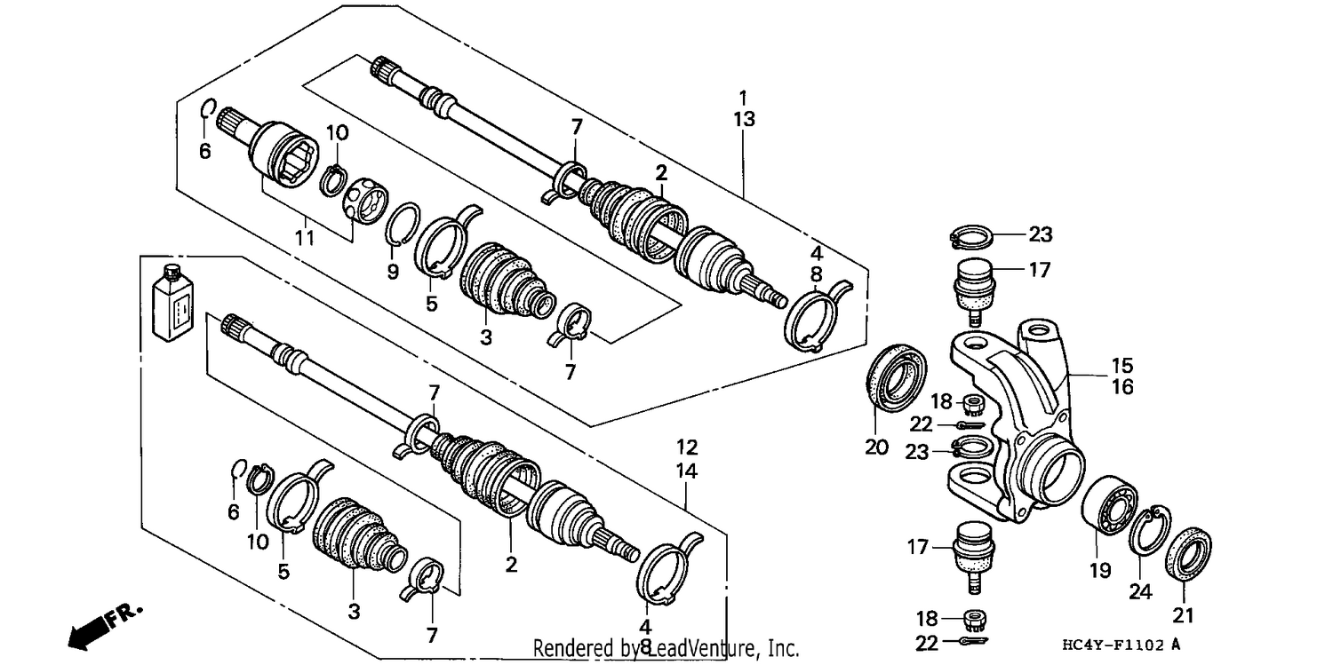 KNUCKLE/DRIVESHAFT