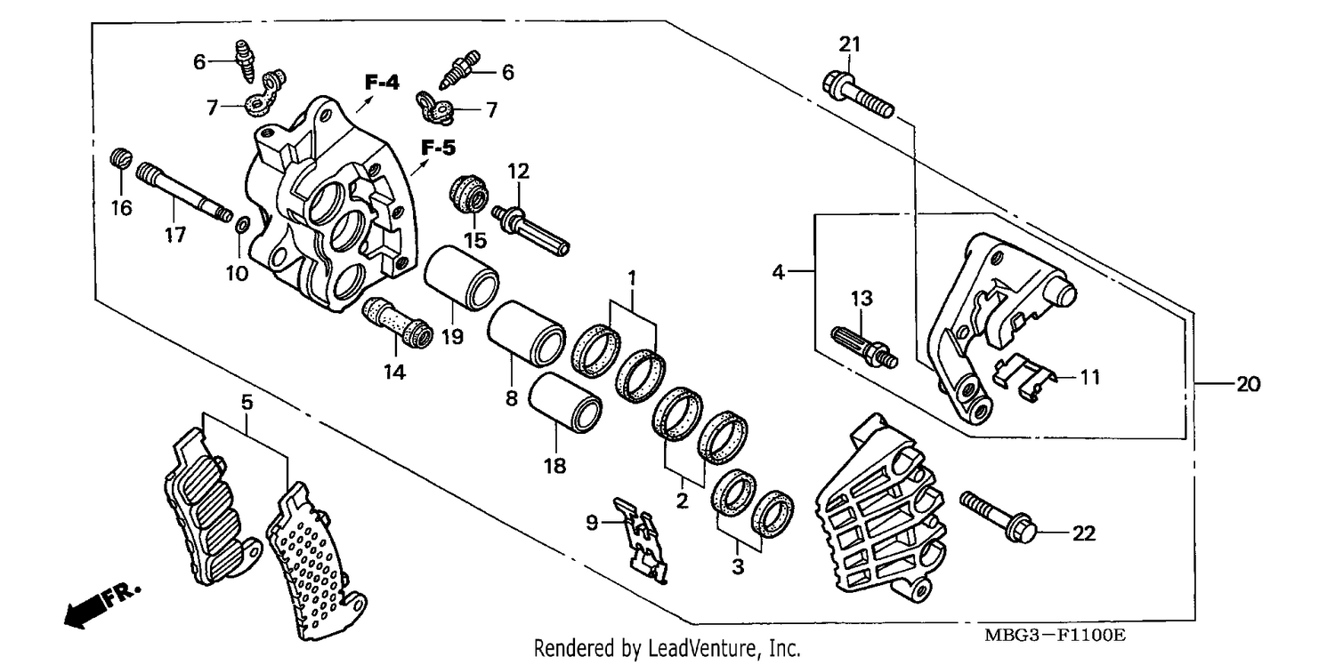 R. FRONT BRAKE CALIPER