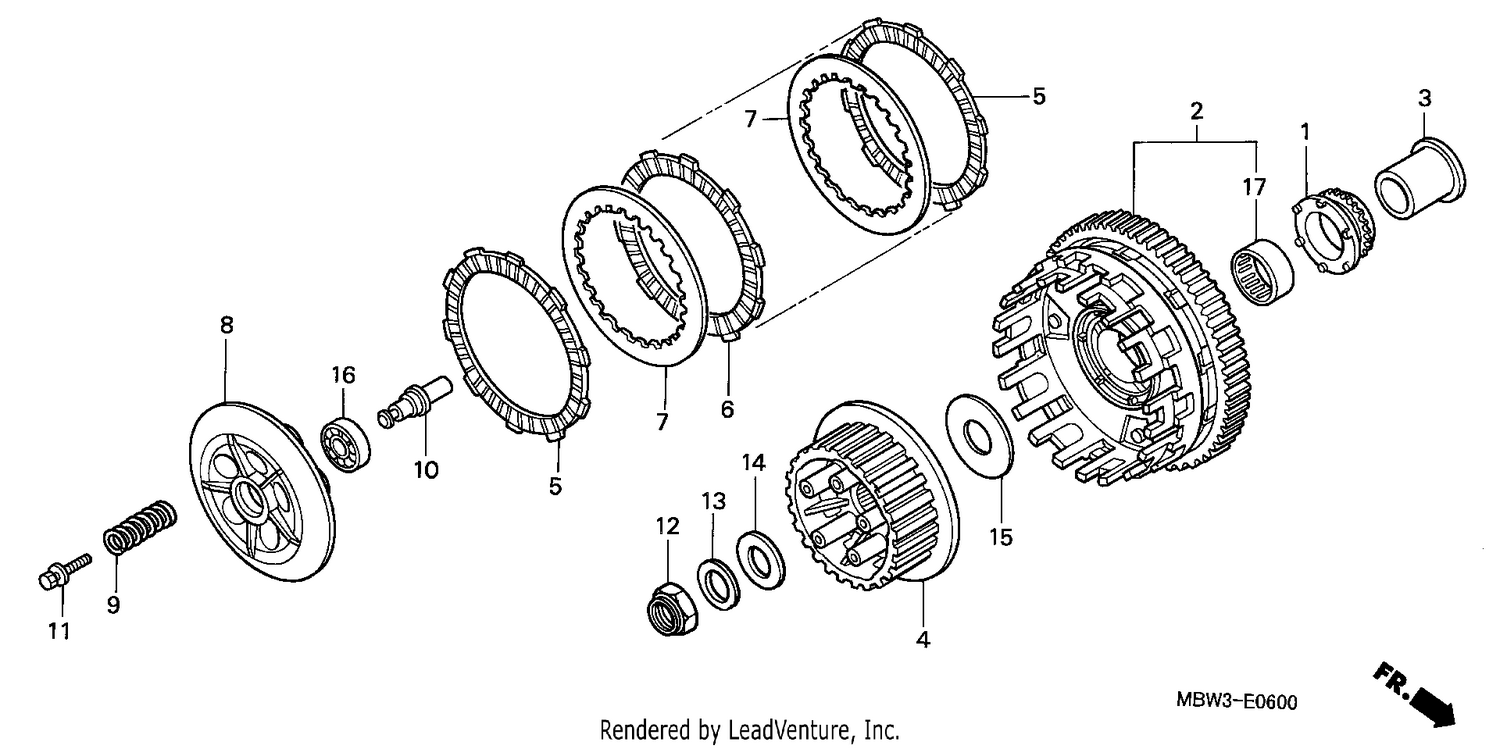 CLUTCH (CBR600F)
