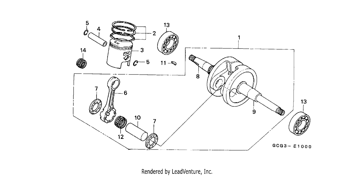 CRANKSHAFT/PISTON