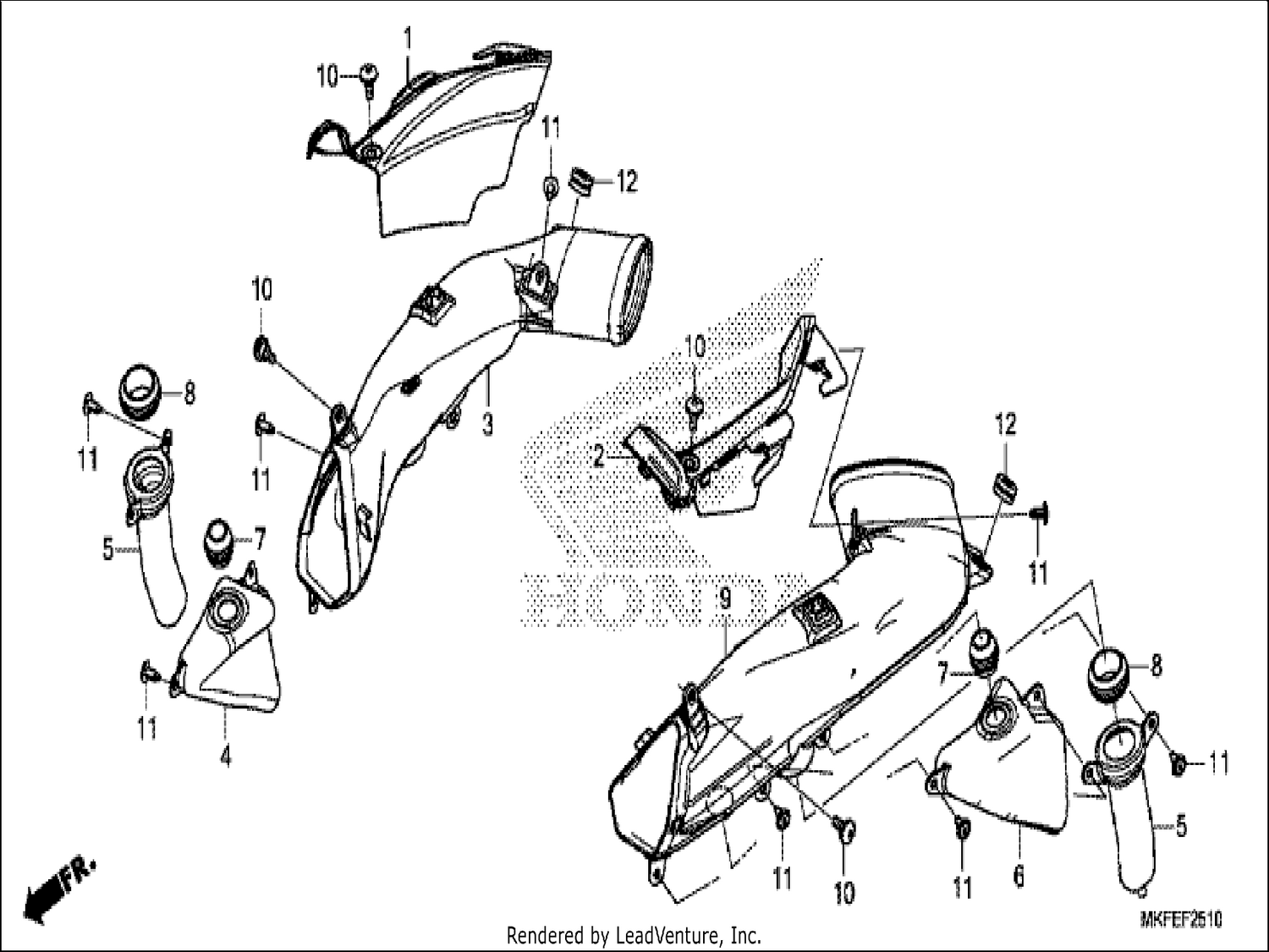  10 AIR INTAKE DUCT