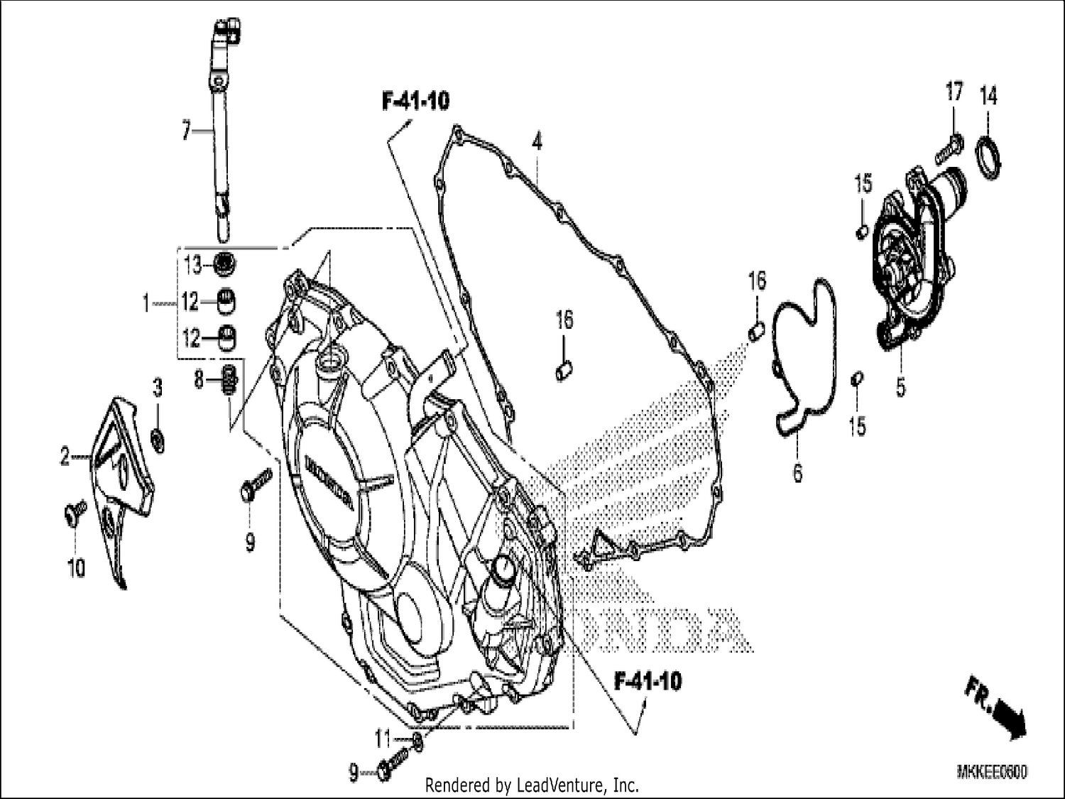  RIGHT CRANKCASE COVER (CRF1000A/A2/AL/AL2)