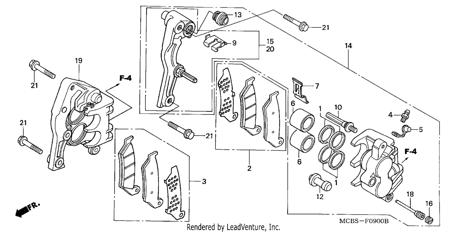 FRONT BRAKE CALIPER