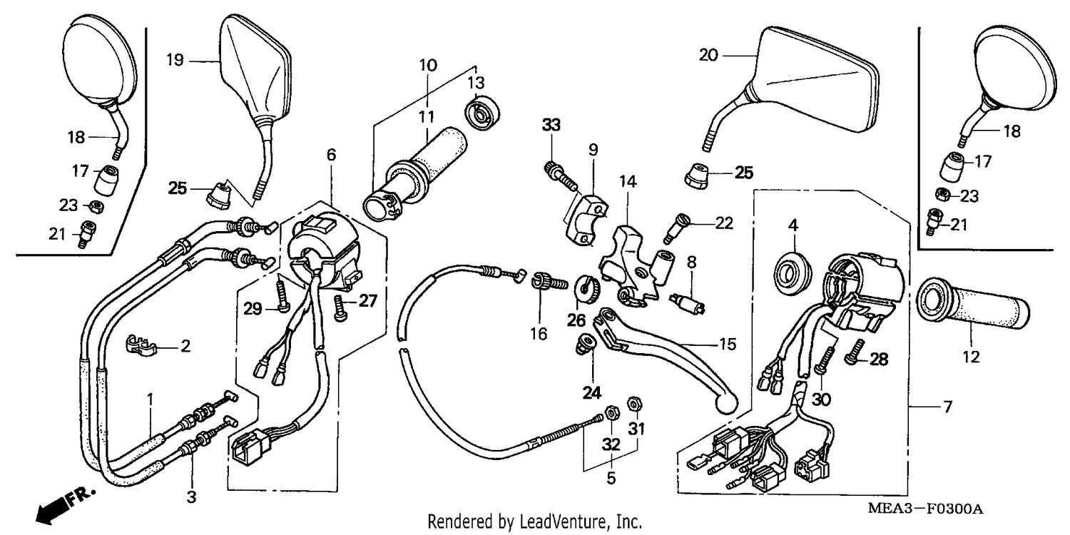 HANDLE SWITCH/LEVER/CABLE