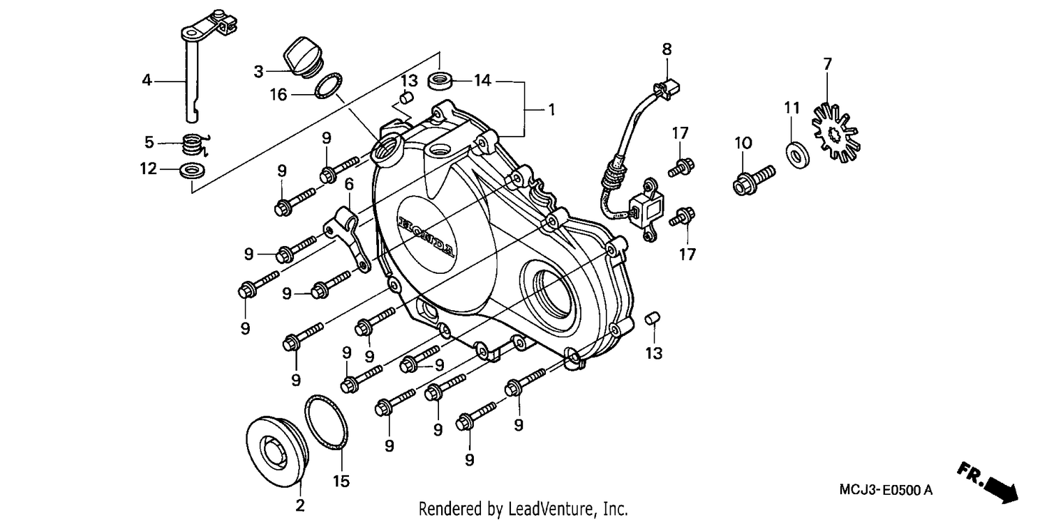 RIGHT CRANKCASE COVER