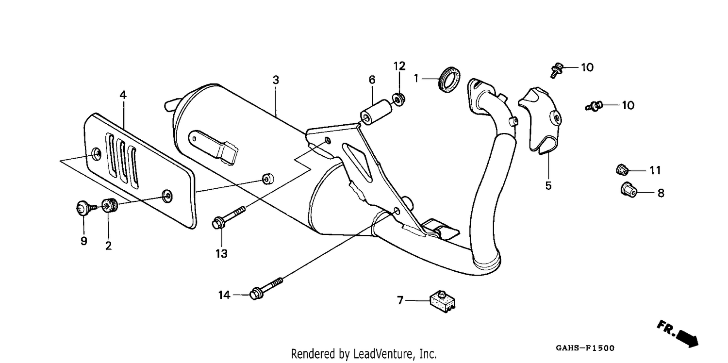 EXHAUST MUFFLER