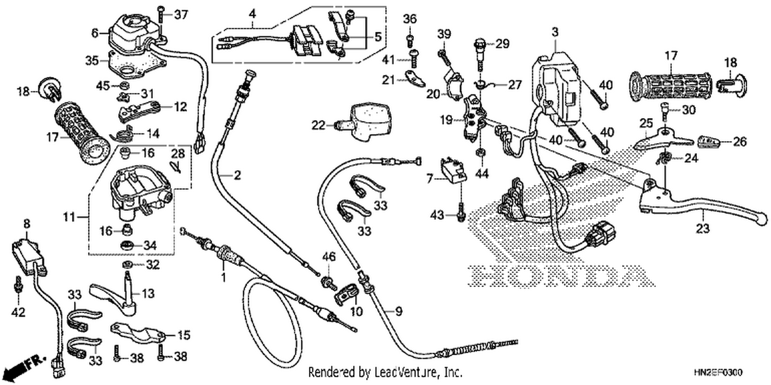  HANDLE LEVER/ SWI TCH/ CABLE