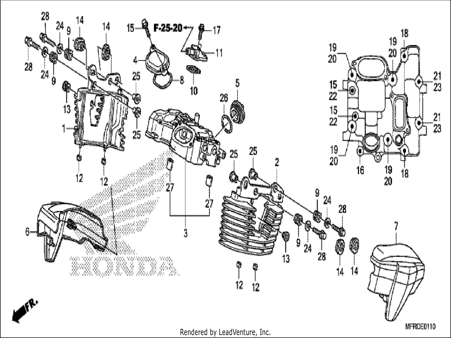  10 REAR CYLINDER HEAD COVER