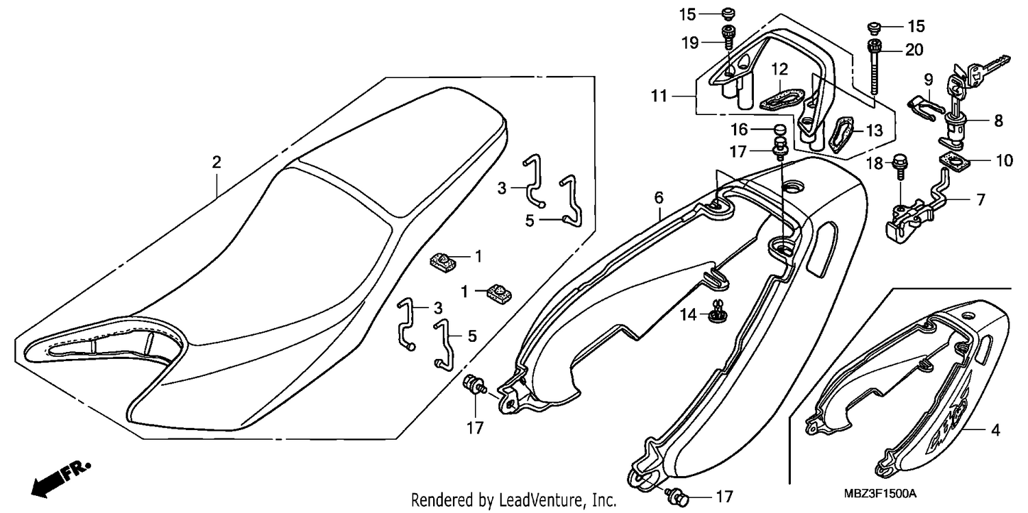 SEAT/SEAT COWL