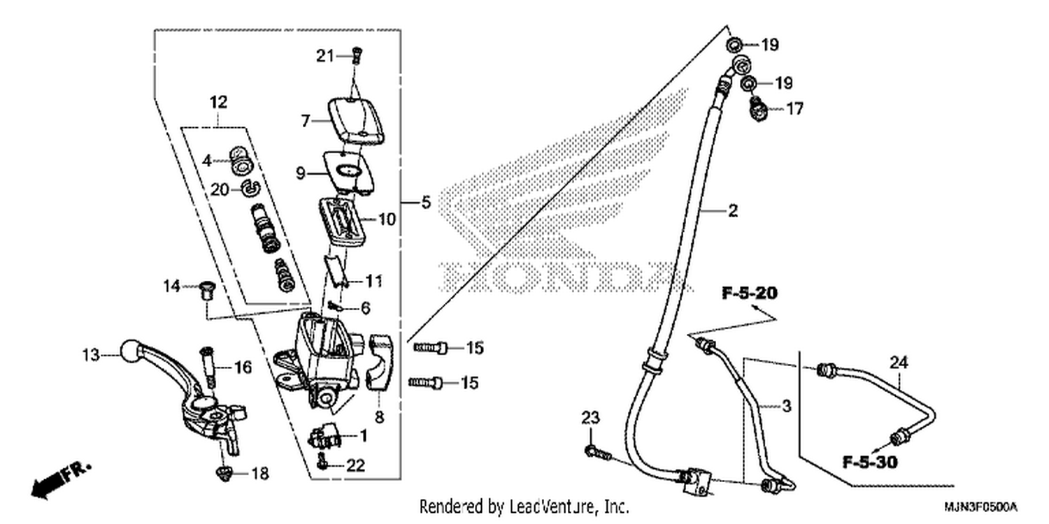  FRONT BRAKE MASTER CYLI NDER