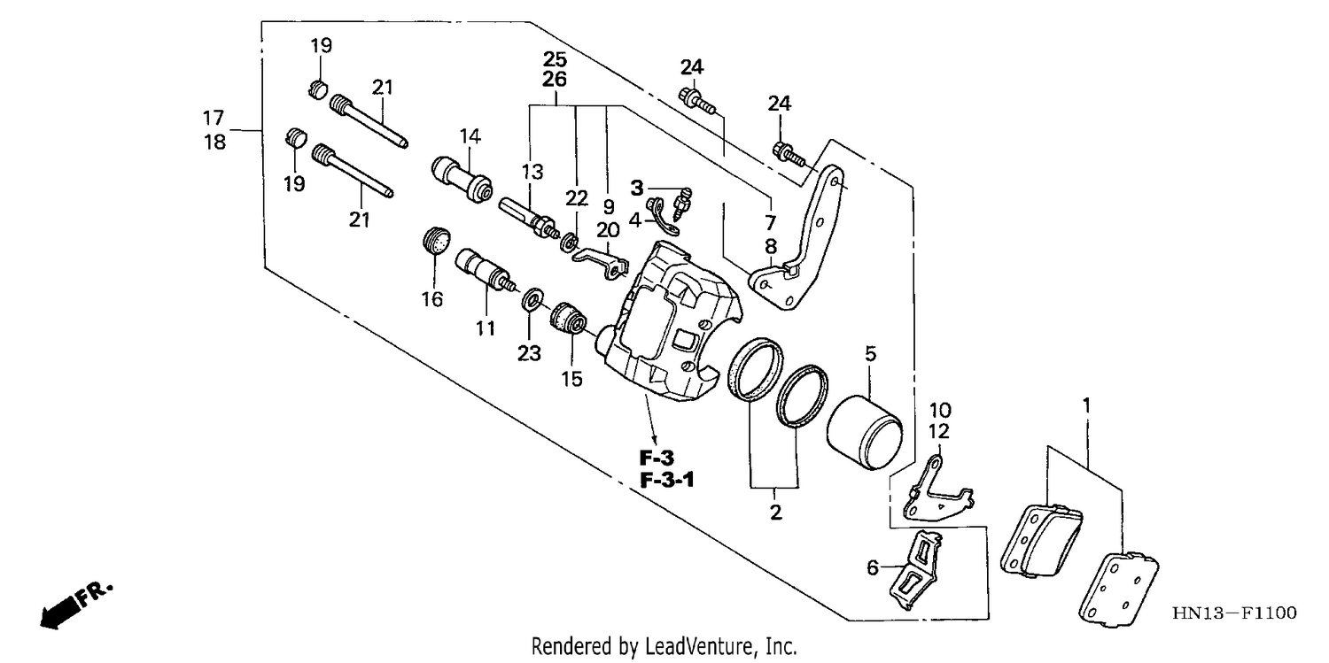 FRONT BRAKE CALIPER