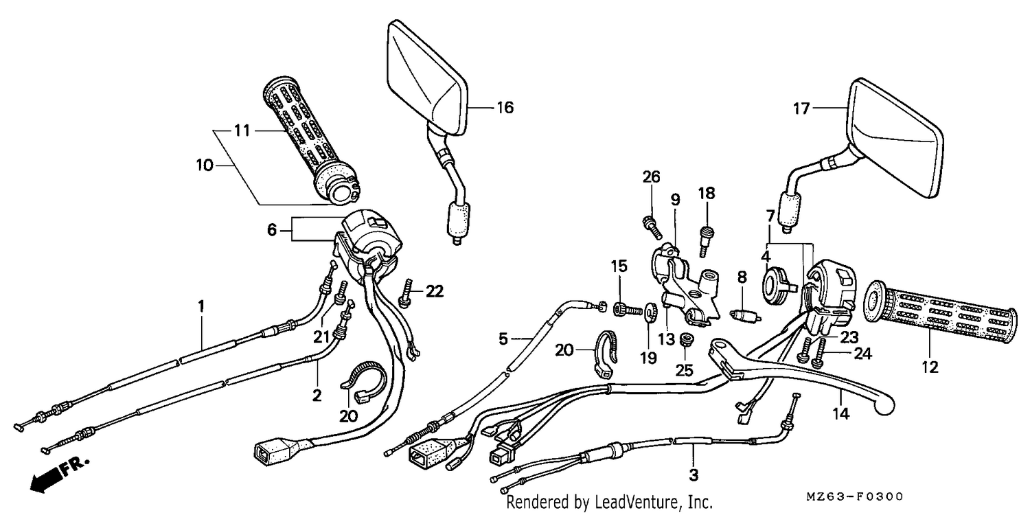 HANDLE LEVER/SWITCH/CABLE