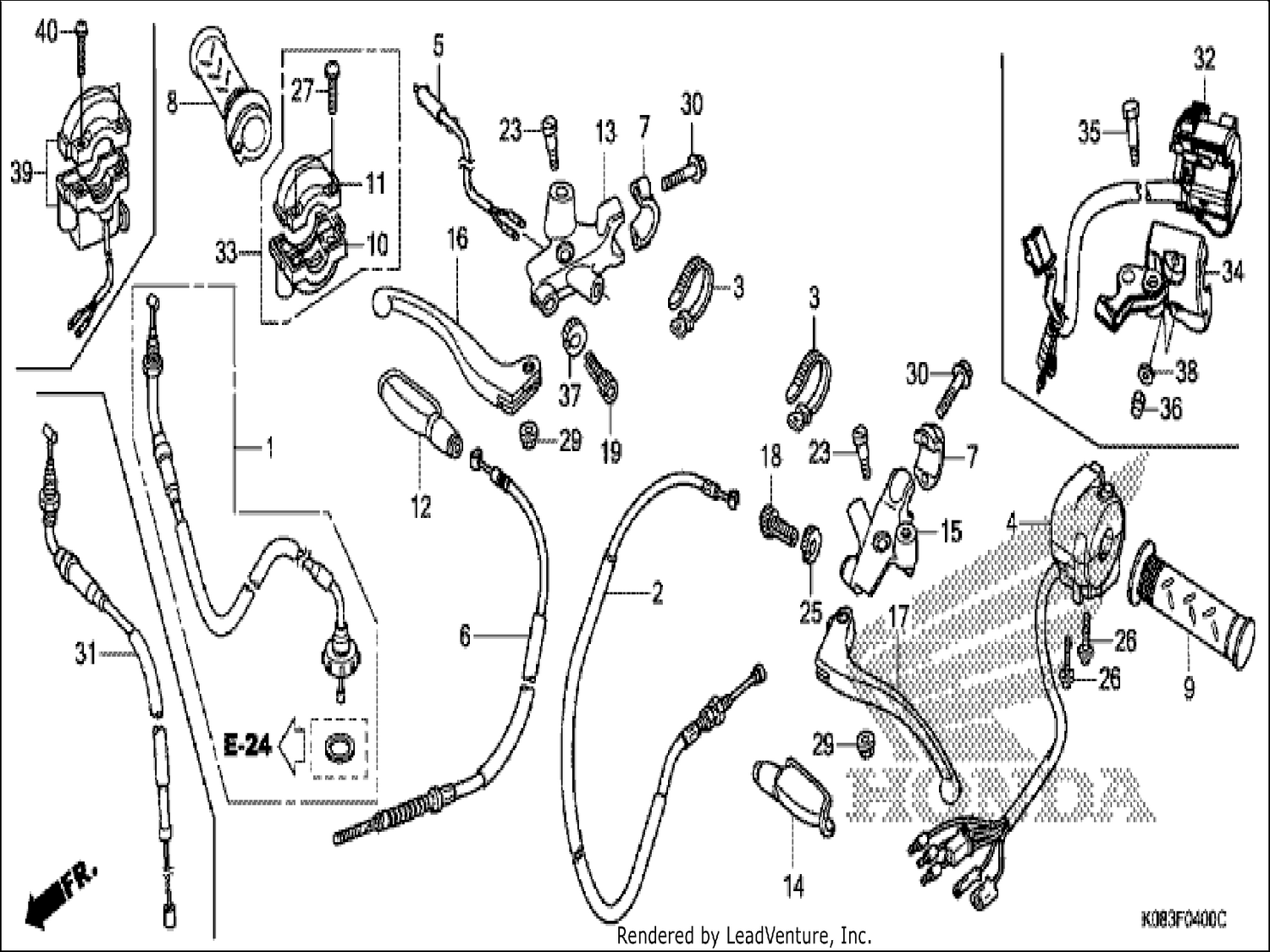  HANDLE LEVER/SWITCH/CABLE