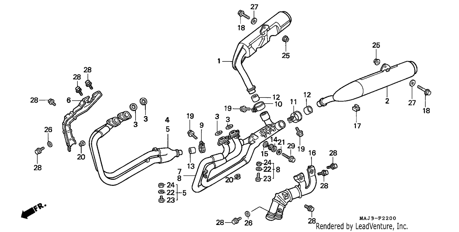 EXHAUST MUFFLER