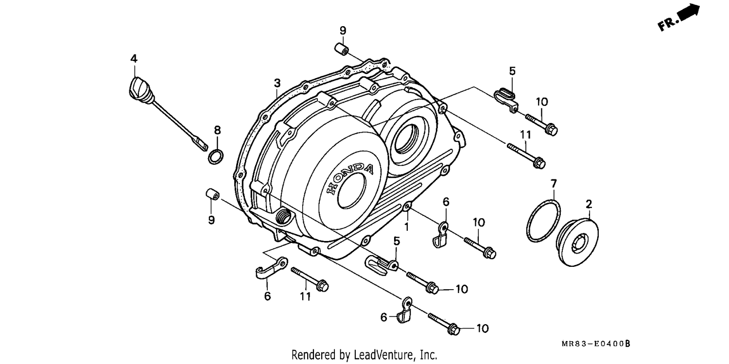 RIGHT CRANKCASE COVER
