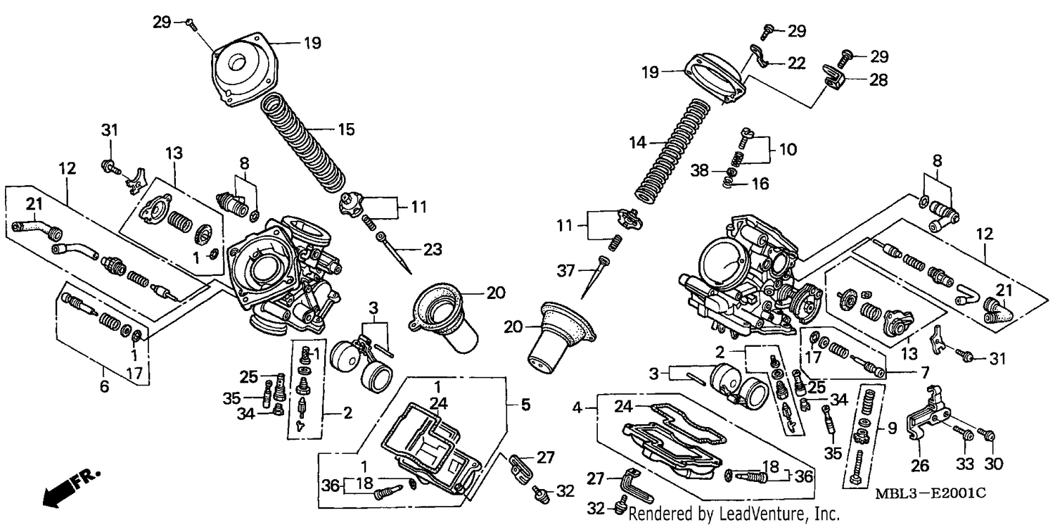 CARBURETOR (COMPONENT PARTS)