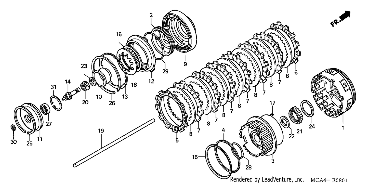 CLUTCH (GL1800A4/A5)(GL18 006/7/8)