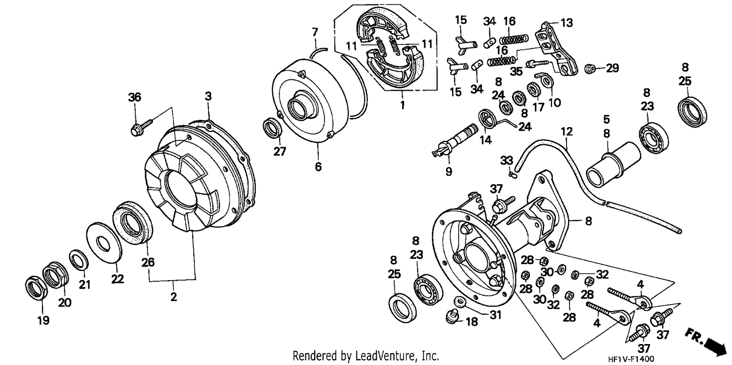 REAR BRAKE DRUM