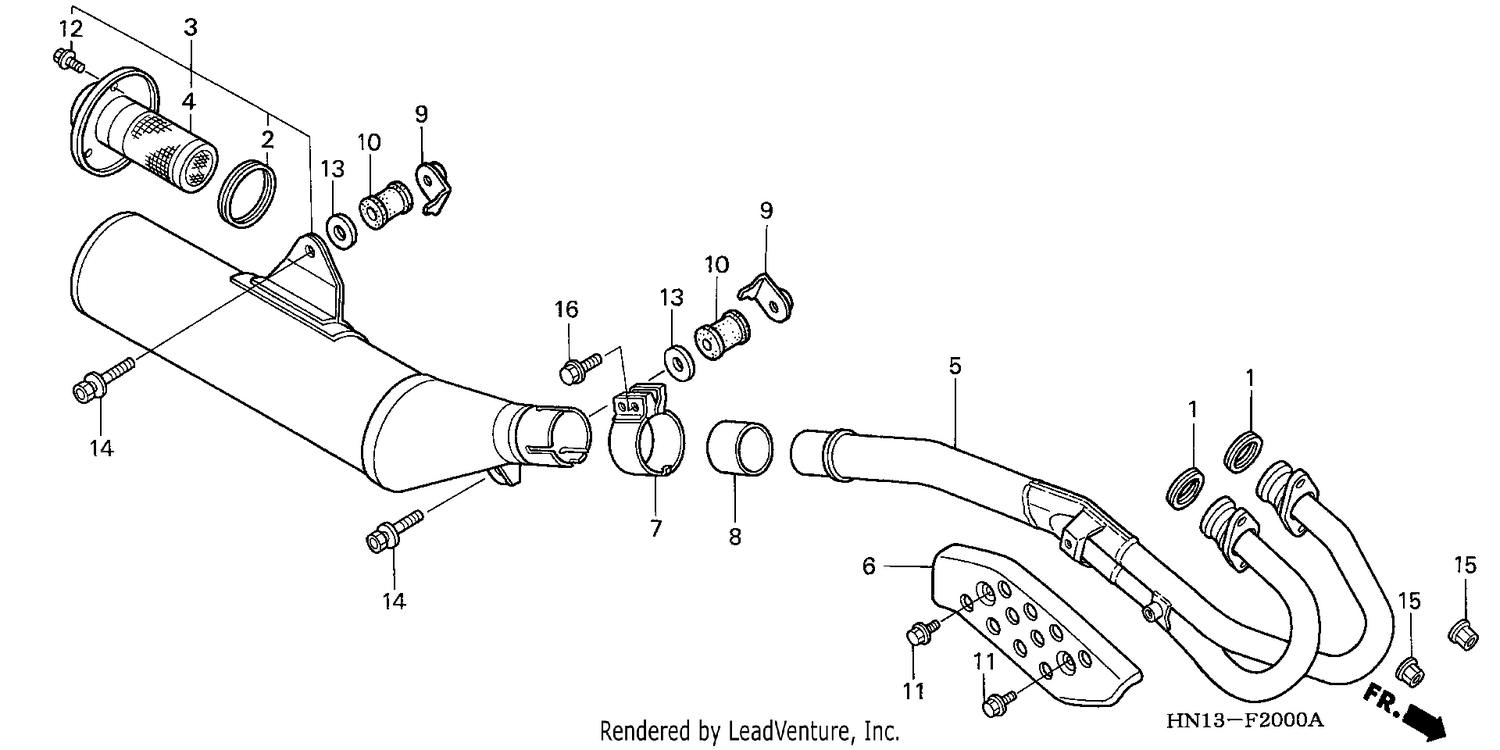 EXHAUST MUFFLER