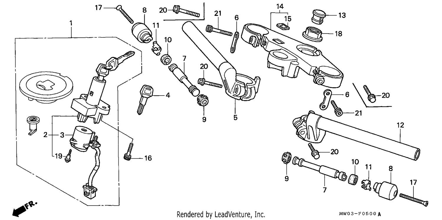 HANDLE PIPE/TOP BRIDGE