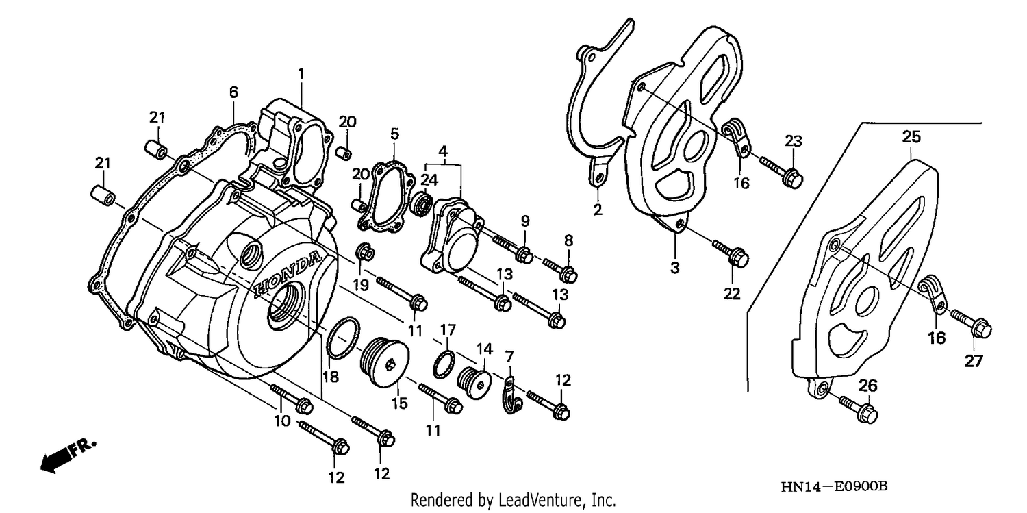LEFT CRANKCASE COVER