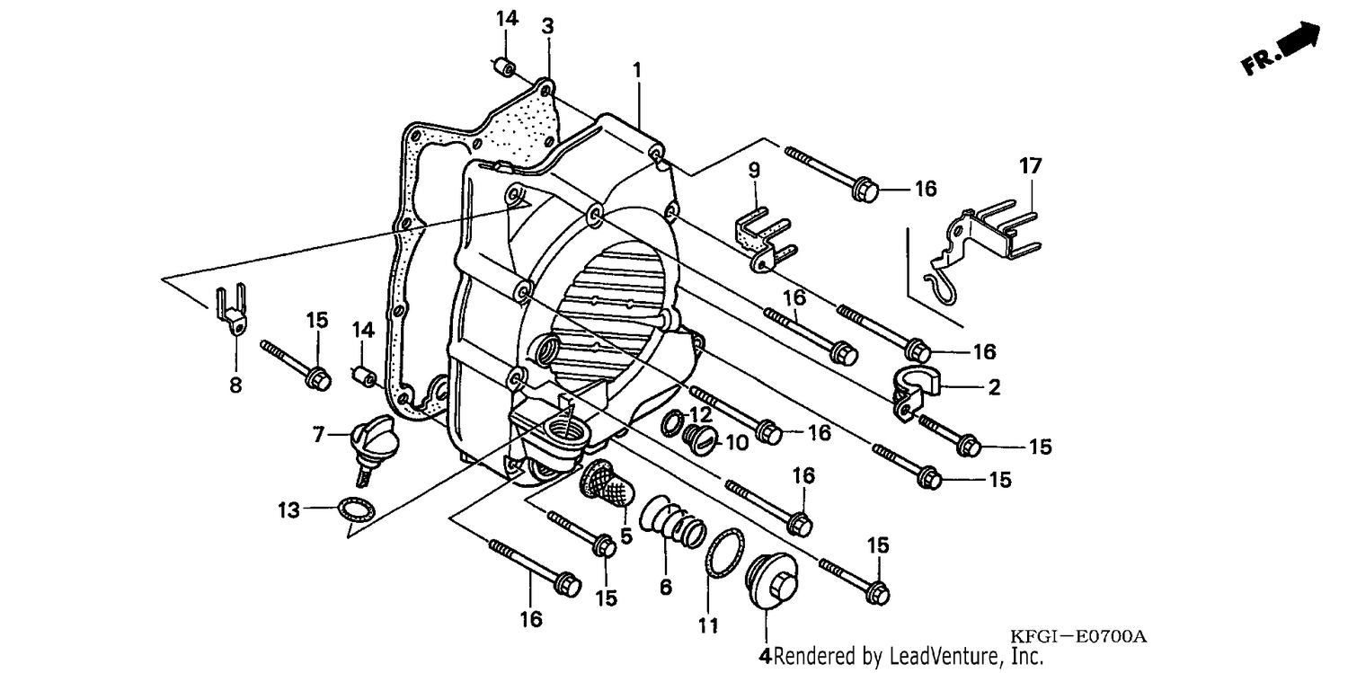 RIGHT CRANKCASE COVER
