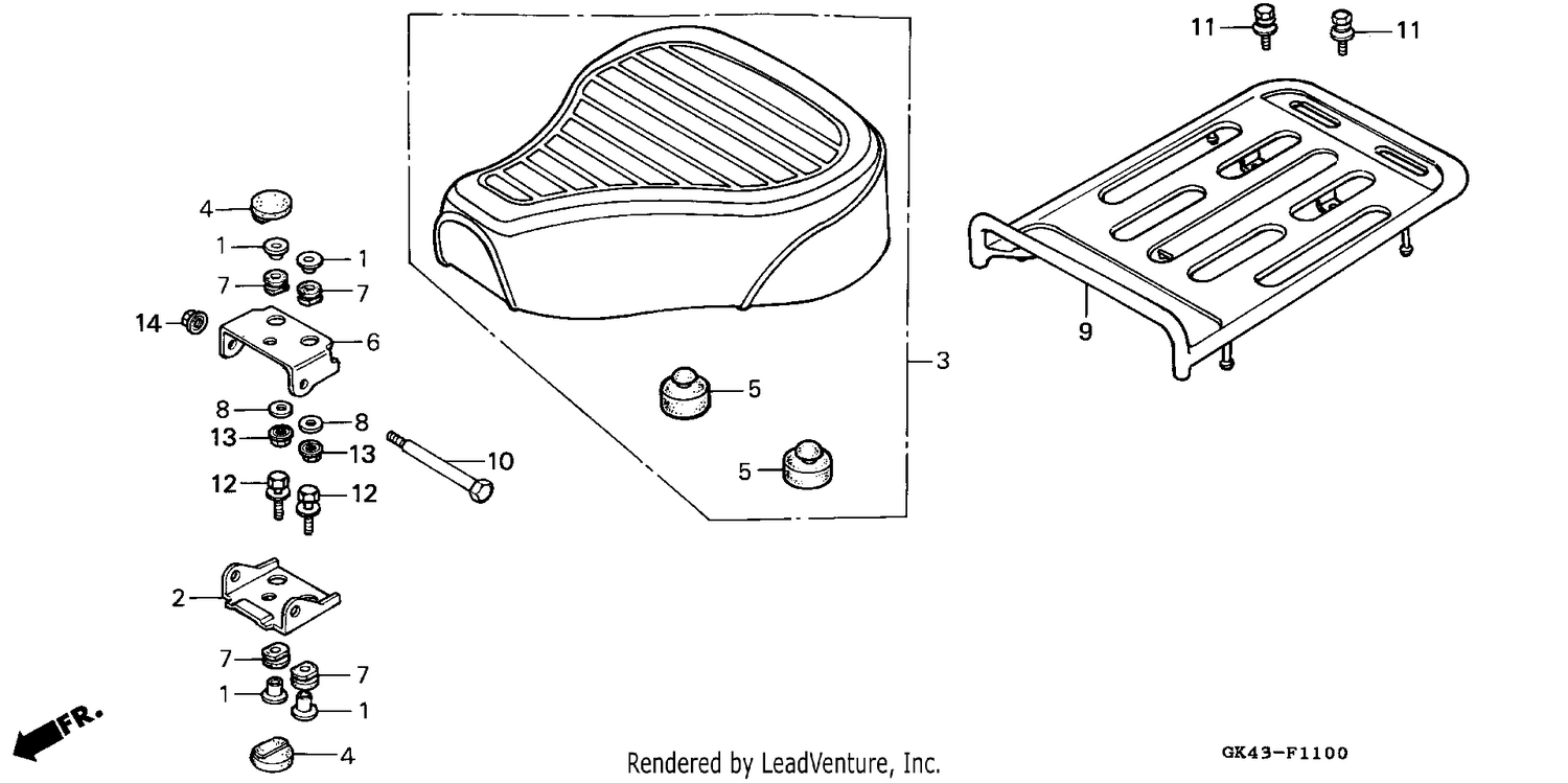 SEAT/CARRIER (C50DF/DG)
