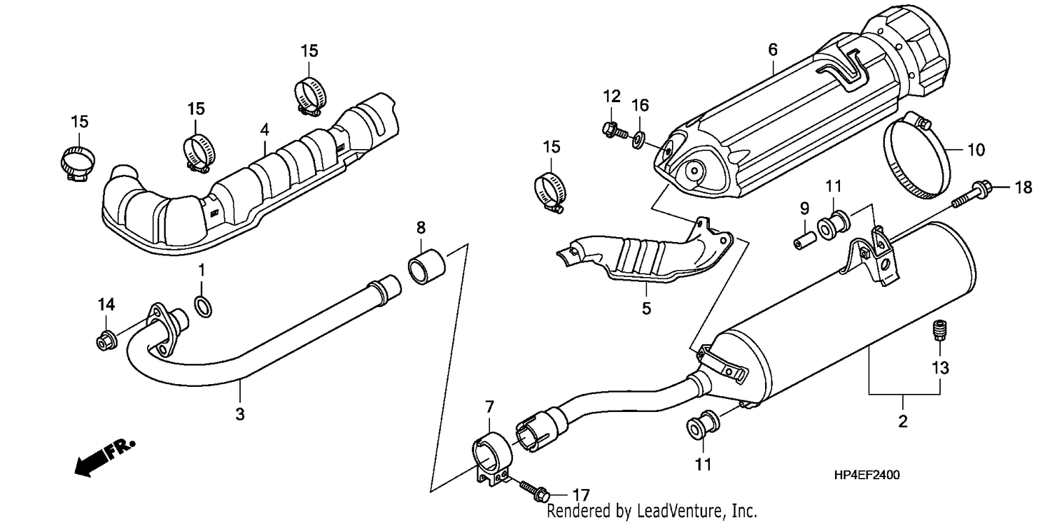 EXHAUST MUFFLER